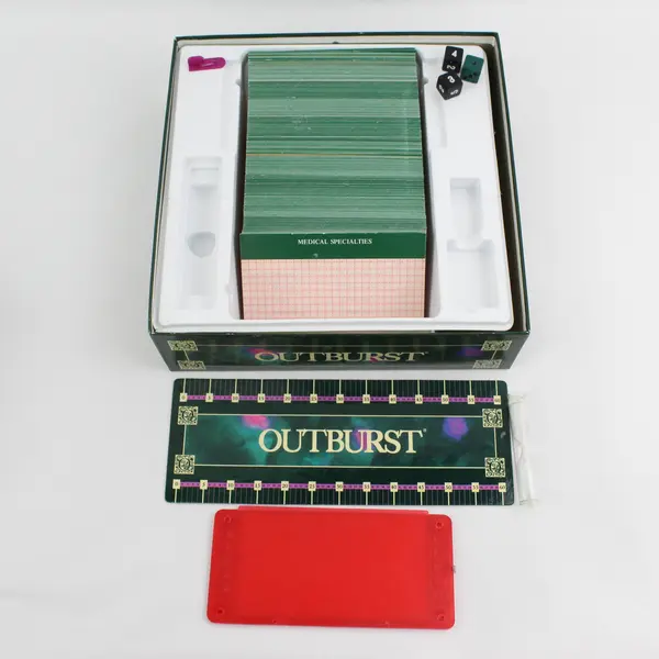 80s Vintage Outburst Game of Verbal Explosions Golden Hersch Board Game