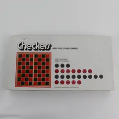 Vintage 1974 Checkers and Five Other Board Games By Whitman