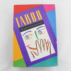 80s Vintage Taboo The Game of Unspeakable Fun by Milton Bradley
