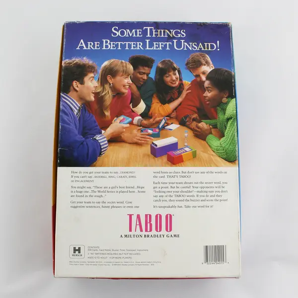 80s Vintage Taboo The Game of Unspeakable Fun by Milton Bradley