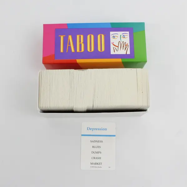 80s Vintage Taboo The Game of Unspeakable Fun by Milton Bradley