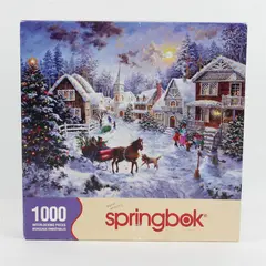 Springbok Night Before Christmas 1000 Pc Jigsaw Puzzle Nicky Boehme