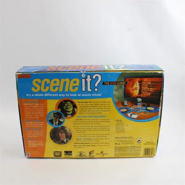 Vintage 2000s Scene It? The DVD Mattel Board Game Movie Trivia Game 