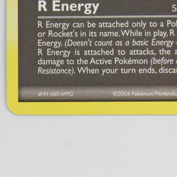R Energy 95/109 - Team Rocket Returns NON Holo - LP Excellent