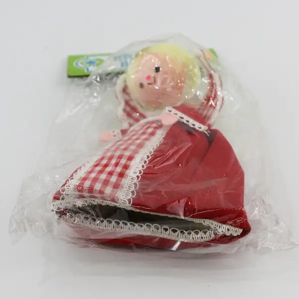 NOS Vintage 1960s PCCI Blonde Angel Tree Topper 7"