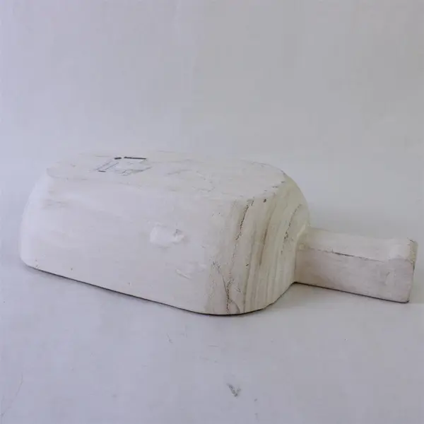 Santa Barbara Design Studio White Paulownia Wood Table Sugar Bowl
