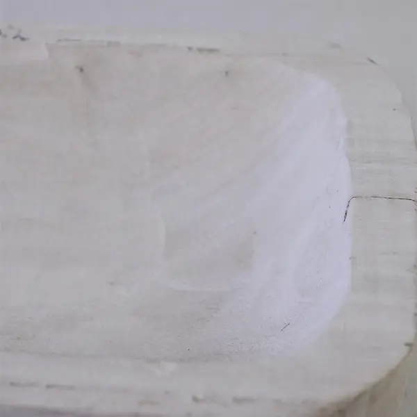 Santa Barbara Design Studio White Paulownia Wood Table Sugar Bowl