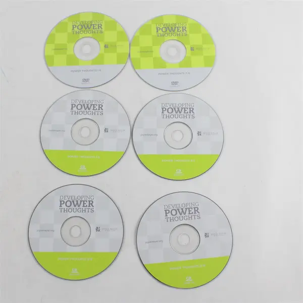 Joyce Meyer Ministries Developing Power Thoughts 4 CDs 2 DVDs Guide