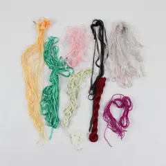 Lot of 8 Assorted Crafting Ribbons Mixed Colors Sewing Scrapbooking
