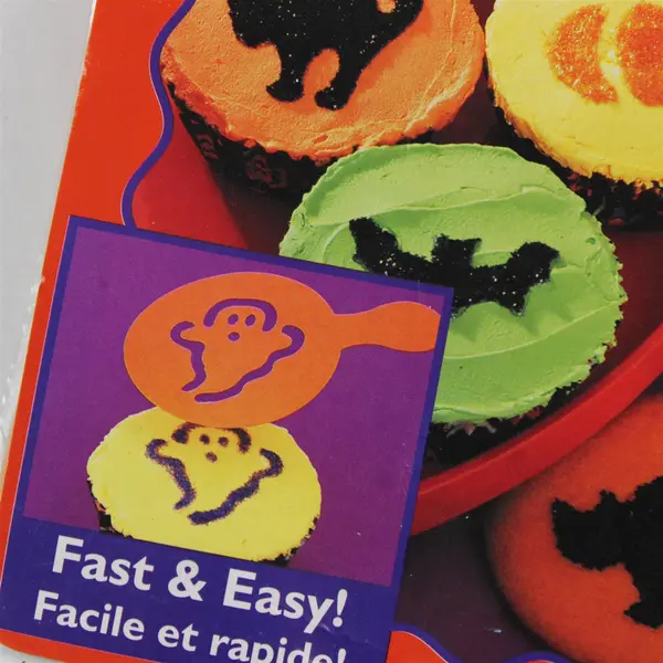 Vintage 2002 Wilton Halloween Cupcake and Cookie Stencils NEW