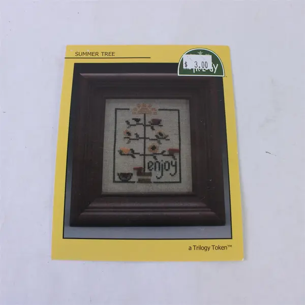 Lot of 7 Mixed Counted Cross Stitch Patterns Christmas Summer Tree Sports