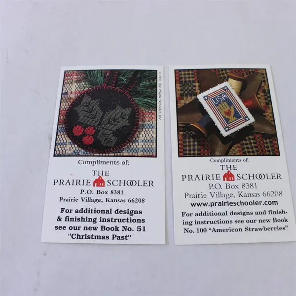Lot 7 Counted Cross Stitch Patterns Prairie Schooler Sweetheart Tree