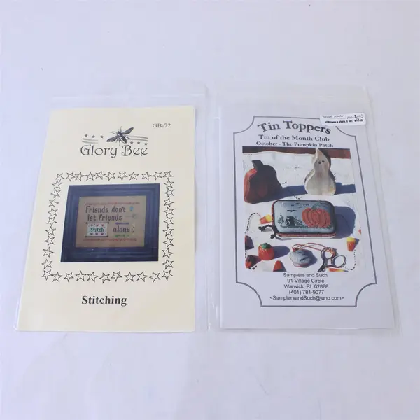 Lot of 8 Mixed Brand Counted Cross Stitch Patterns JBW Holly House Primrose