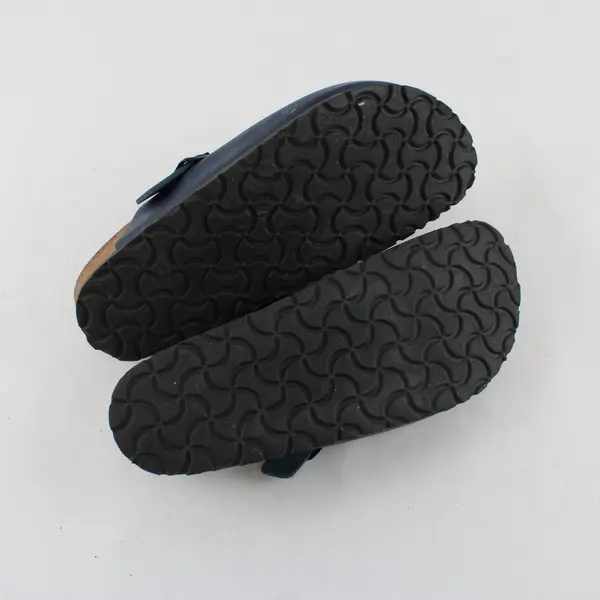 Birkenstock Navy Blue Boston Pro Sandals Shoes Womens Size 6.5