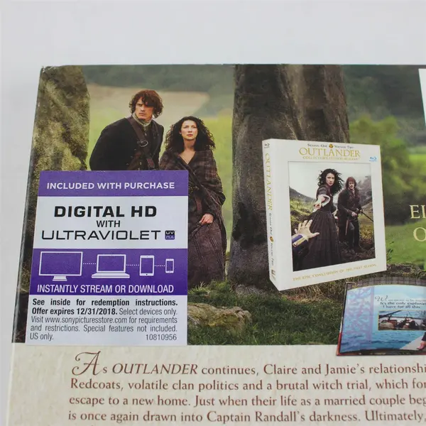 Outlander: Season One, Volume Two: Collector's Ed. Blu-ray 2015 Sealed 
