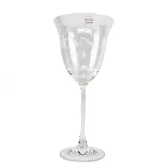 RONA Slovakia Florentine Clear Etched Wine Glass 8.5"