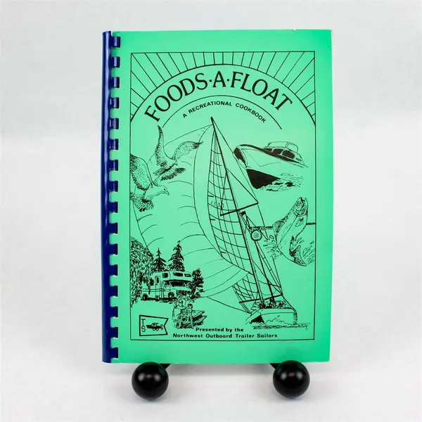 Vintage Comb-Bound Cookbook Foods Afloat A Recreational Cook Book