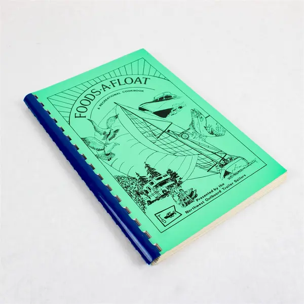 Vintage Comb-Bound Cookbook Foods Afloat A Recreational Cook Book