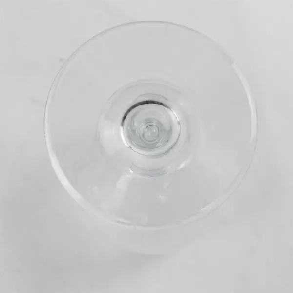 Lot Of 2 Unbranded/Unmarked Clear Glass Sherry Glass 6.75" & Wine Glass 9" Tall