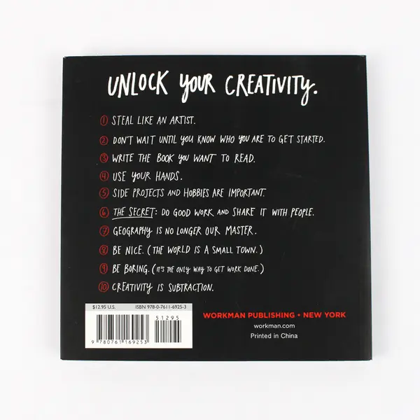 Steal Like an Artist 2012 Paperback, Austin Kleon 