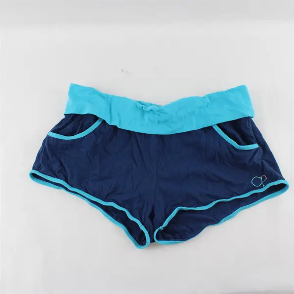 Lot of 2 OP Junior Girls XL Shorts Side Pockets Elastic Waist- Blue and Pink 