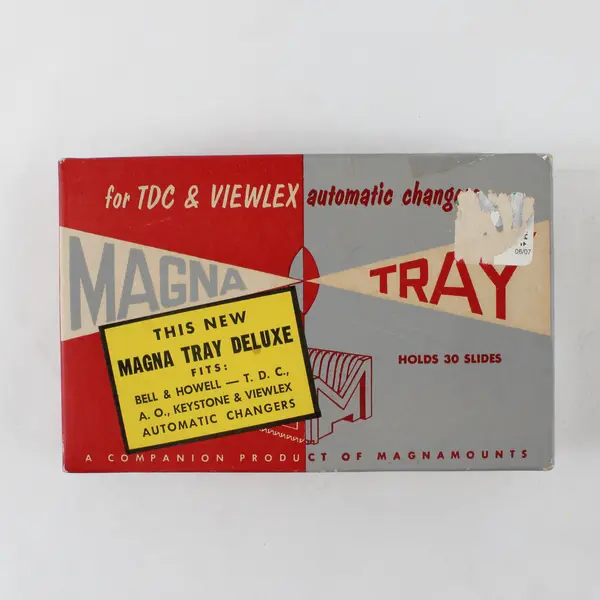 Lot of 2 Vintage Magna Tray Deluxe Slide Trays TDC Viewlex Changers
