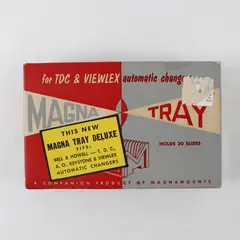 Lot of 2 Vintage Magna Tray Deluxe Slide Trays TDC Viewlex Changers