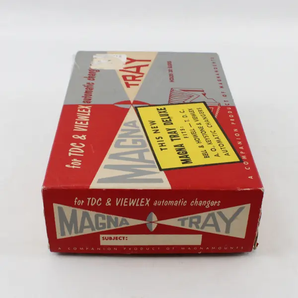 Lot of 2 Vintage Magna Tray Deluxe Slide Trays TDC Viewlex Changers
