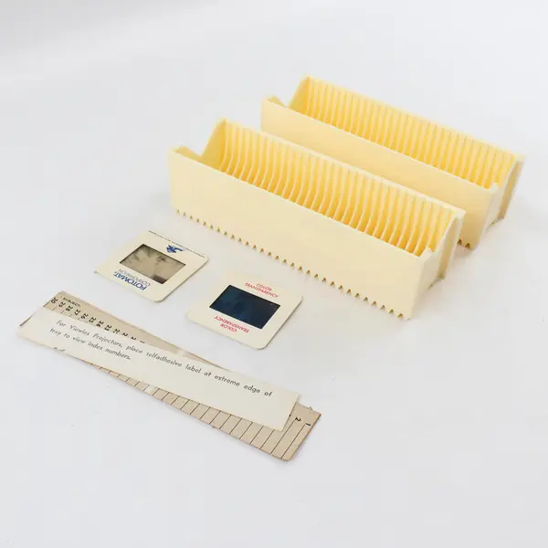 Lot of 2 Vintage Magna Tray Deluxe Slide Trays TDC Viewlex Changers