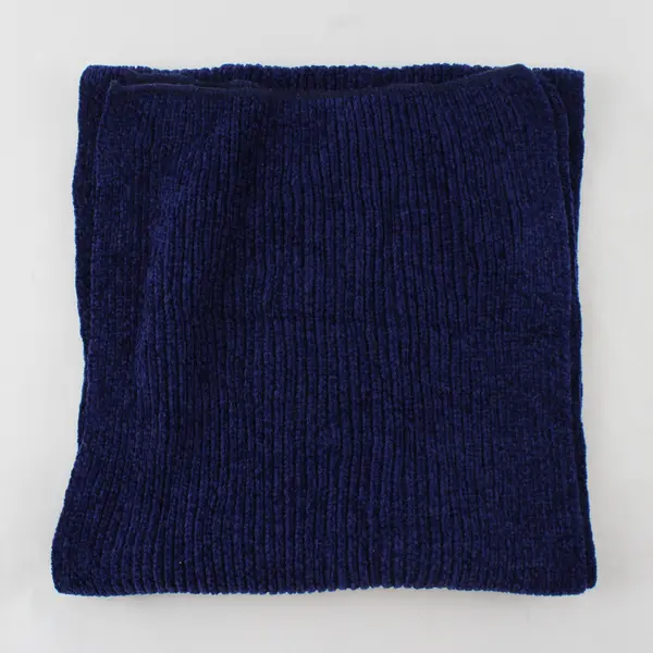 Outbrook Navy Blue Women's Ribbed Scarf Wrap 51x12 100% Acrylic New