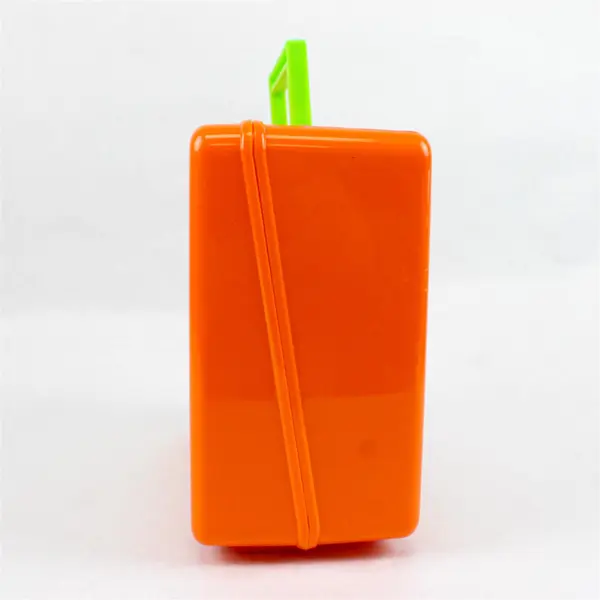 Zak Designs Dental Lessons In A Lunch Box Orange Plastic