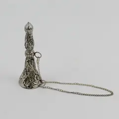 Victorian Silver Plate Tussie Mussie Flower Holder Made in India