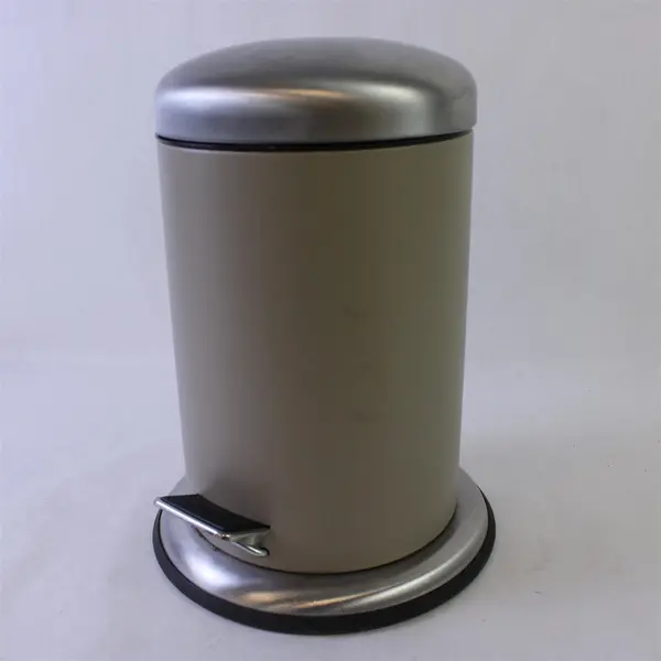 IKEA MJOSA Pedal Trash Bin Stainless Steel Lid Beige