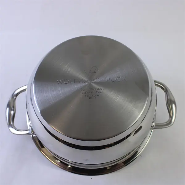 Wolfgang Puck 3 Qt Stainless Steel Saucepot with Lid