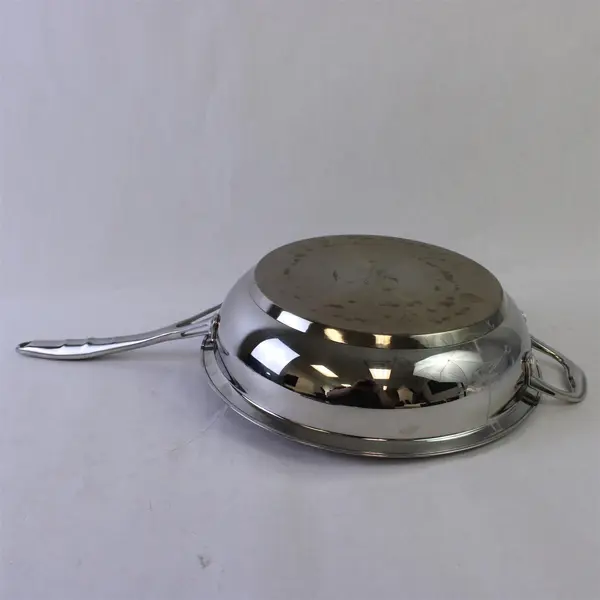 Wolfgang Puck 11in Versa Pan Stainless Steel Frying Pan No Lid