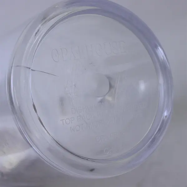 Opalhouse Clear Acrylic Water Pitcher Embossed Medallion Dot Design