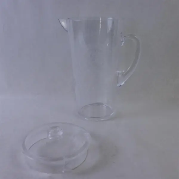 Opalhouse Clear Acrylic Water Pitcher Embossed Medallion Dot Design