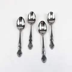 Lot of 4 Retroneu Place/Oval Spoons Jenna Pattern