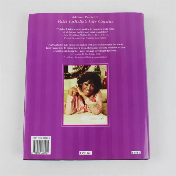 Patti LaBelle's Lite Cuisine Patti LaBelle Laura R Lancaster 2003 Hardcover DJ
