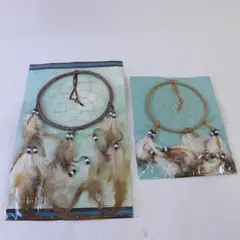 Lot of 2 Lakota Sioux Dreamcatchers St. Joseph's Indian School New