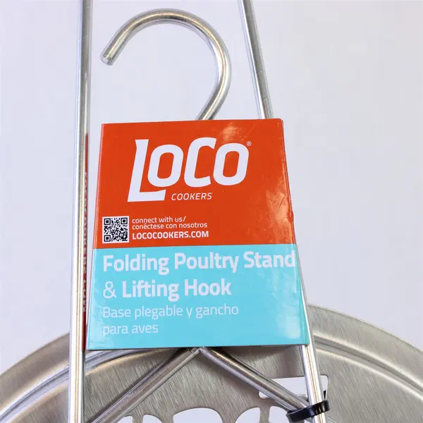 LoCo Cookers Folding Poultry Stand and Lifting Hook