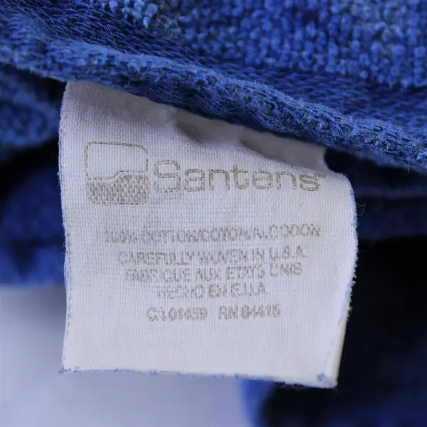 Santens Beach Towel Blue Red Fish Coastal Pre-Owned