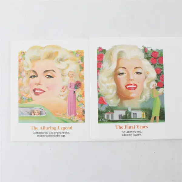 Lot Of 15 Marilyn Monroe 1995 FDC Fleetwood Cachet (3 Sets Of All 5 Designs) 