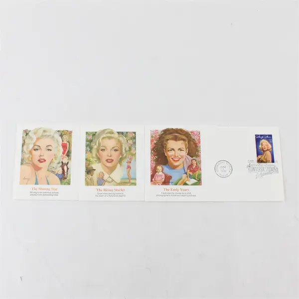Lot Of 15 Marilyn Monroe 1995 FDC Fleetwood Cachet (3 Sets Of All 5 Designs) 