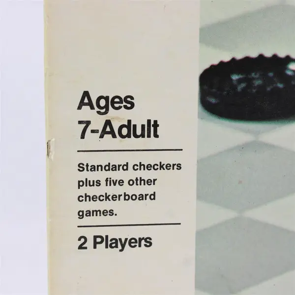 Milton Bradley Checkers & 5 Other Games 1970 #4140 Vintage