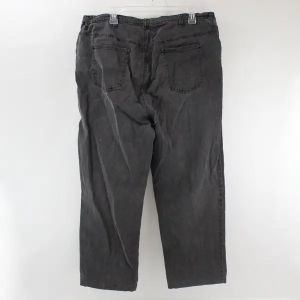 Liz & Me Signature Gray Straight-Leg Jeans Women's Size 20W