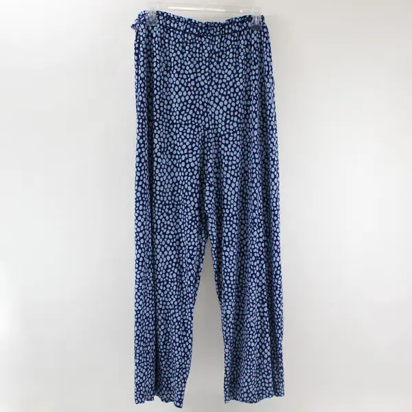 Alfani Blue Spotted Pajama Pants Women's XXL