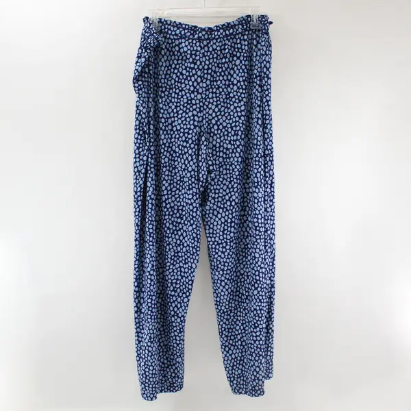 Alfani Blue Spotted Pajama Pants Women's XXL