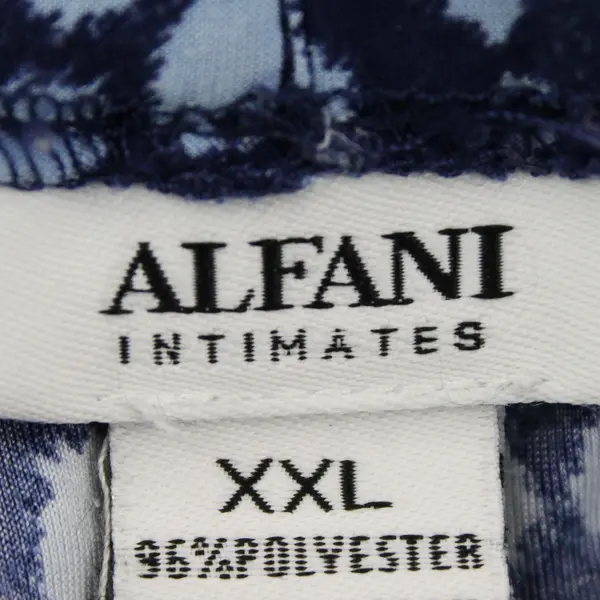 Alfani Blue Spotted Pajama Pants Women's XXL