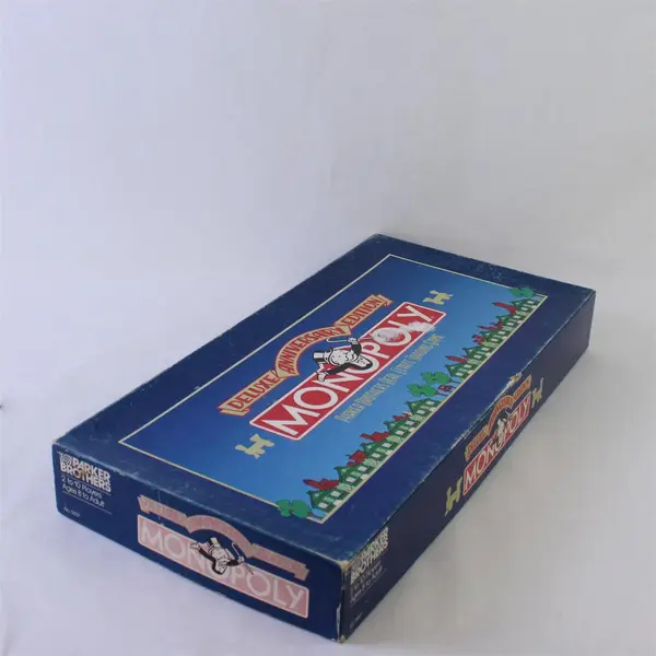 Vintage 1984 Monopoly Deluxe Anniversary Edition Parker Brothers 0007